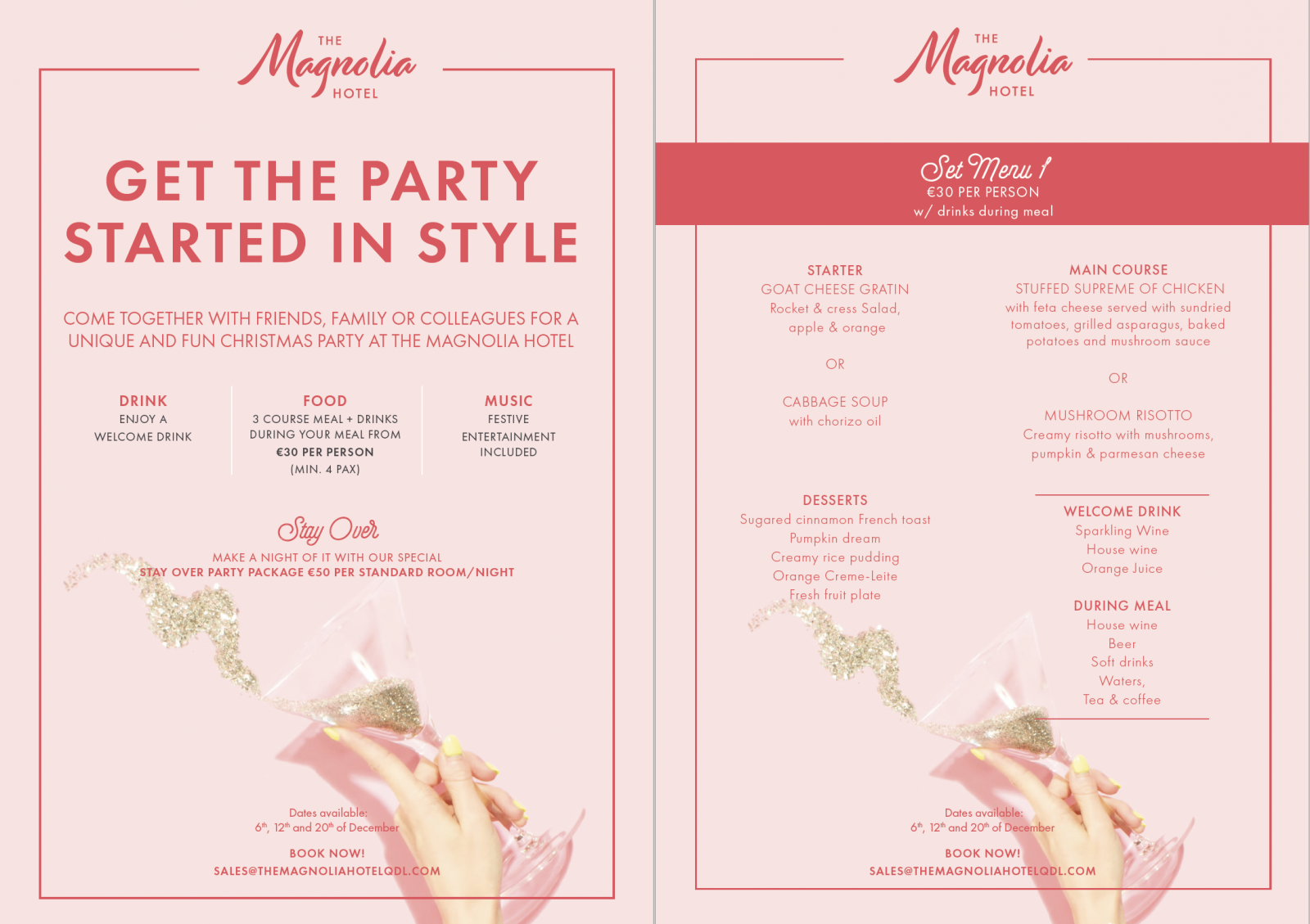 Christmas Party at The Magnolia Hotel