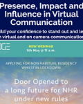 Tuesday May 5 - JOIN the webinars from EDGE International Lawyers and Speech & Presence