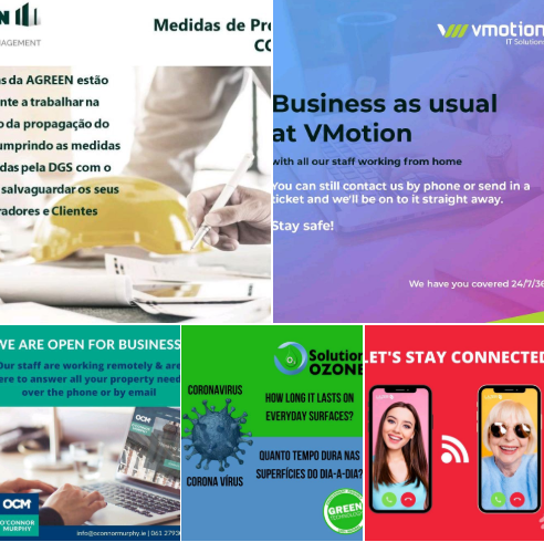 A collection of IPBN members LinkedIn posts to show our members' resilience & imagination in this challenging time.