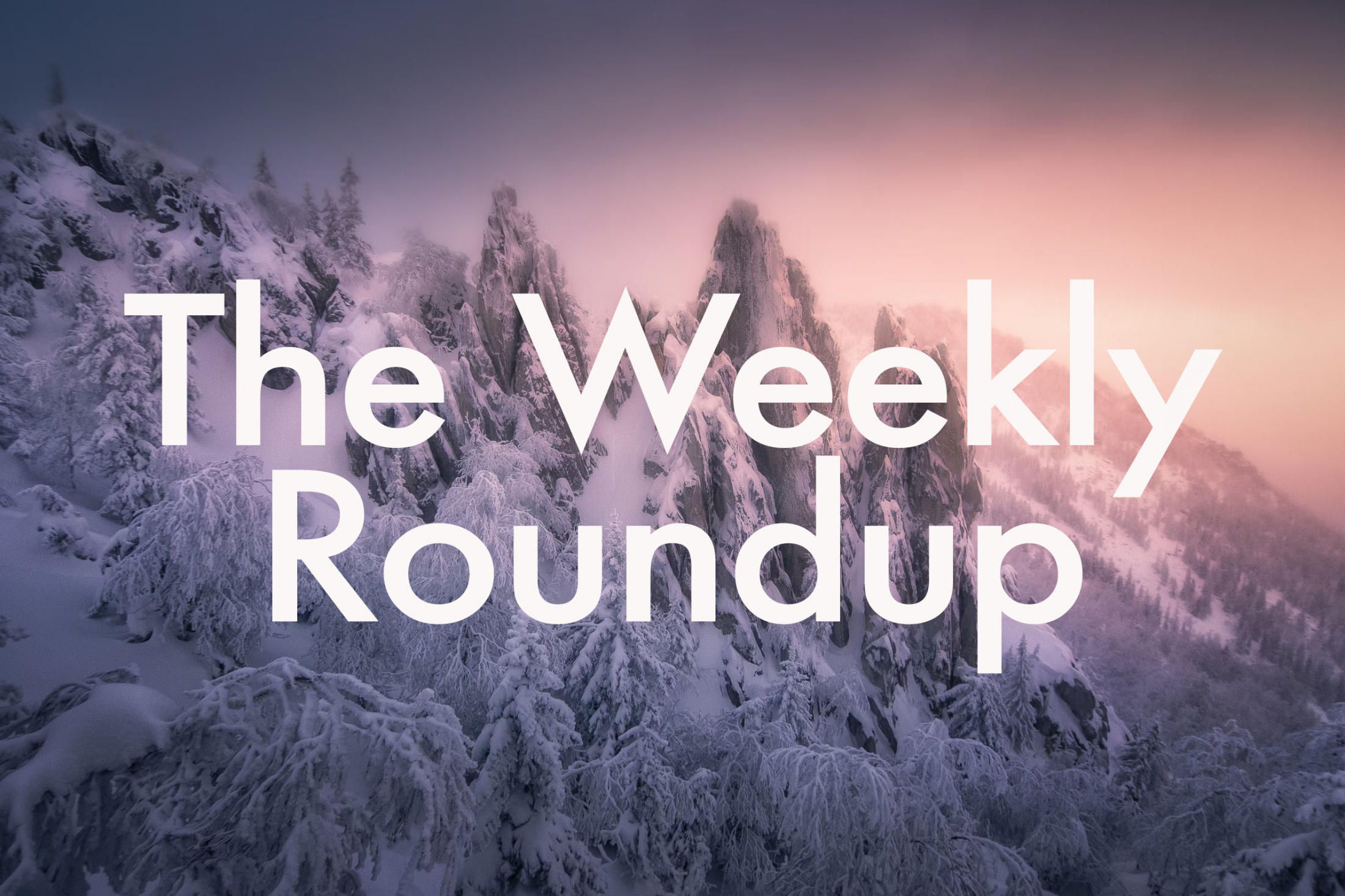 The Weekly Roundup April 8 - 12