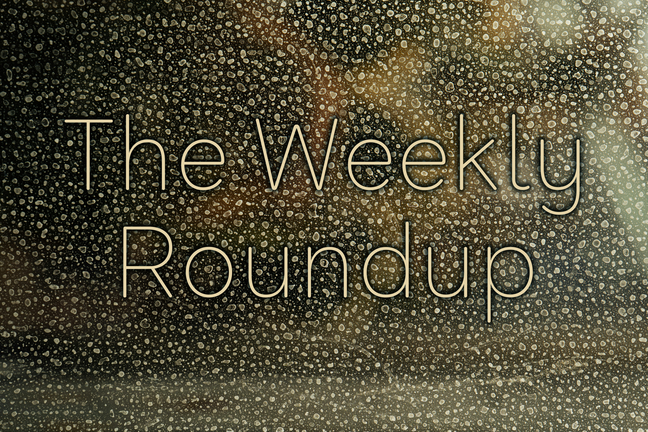 The Weekly Roundup: January 19 - 23